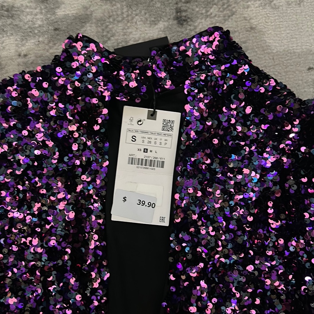 Glitter Crop top - Picture 2 of 4